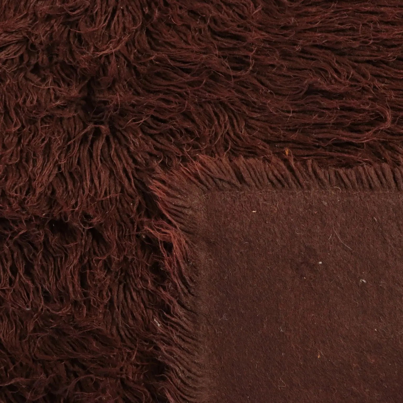Vintage Shaggy Rug, 1970s/1980s, Wool Blend