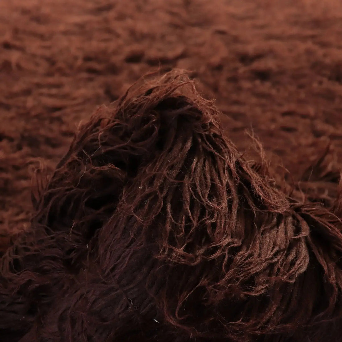 Vintage Shaggy Rug, 1970s/1980s, Wool Blend