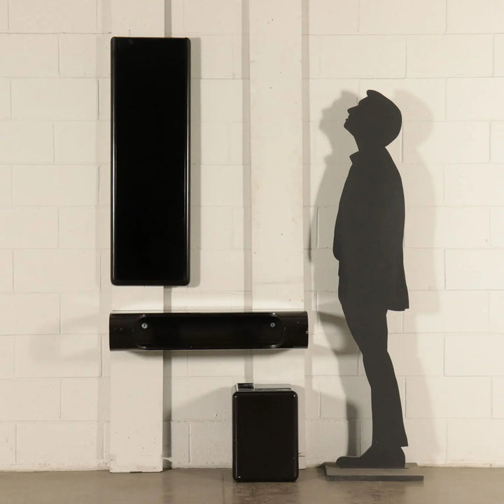 Lacquered Wood Entrance Furniture, 1960s-1970s