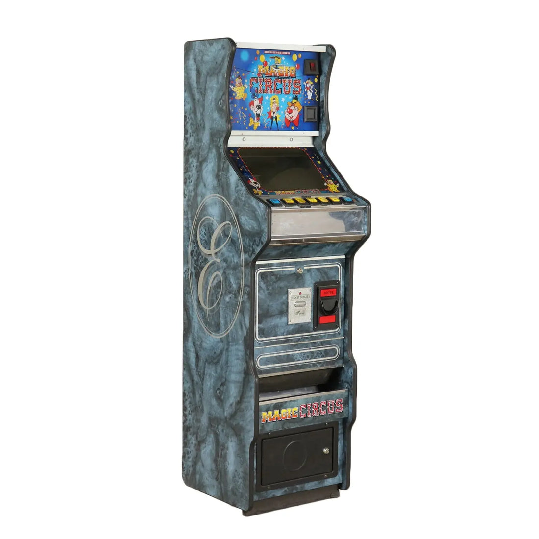 Vintage 1980s Italian Videogame Wood Formica | Modernism | Electronics