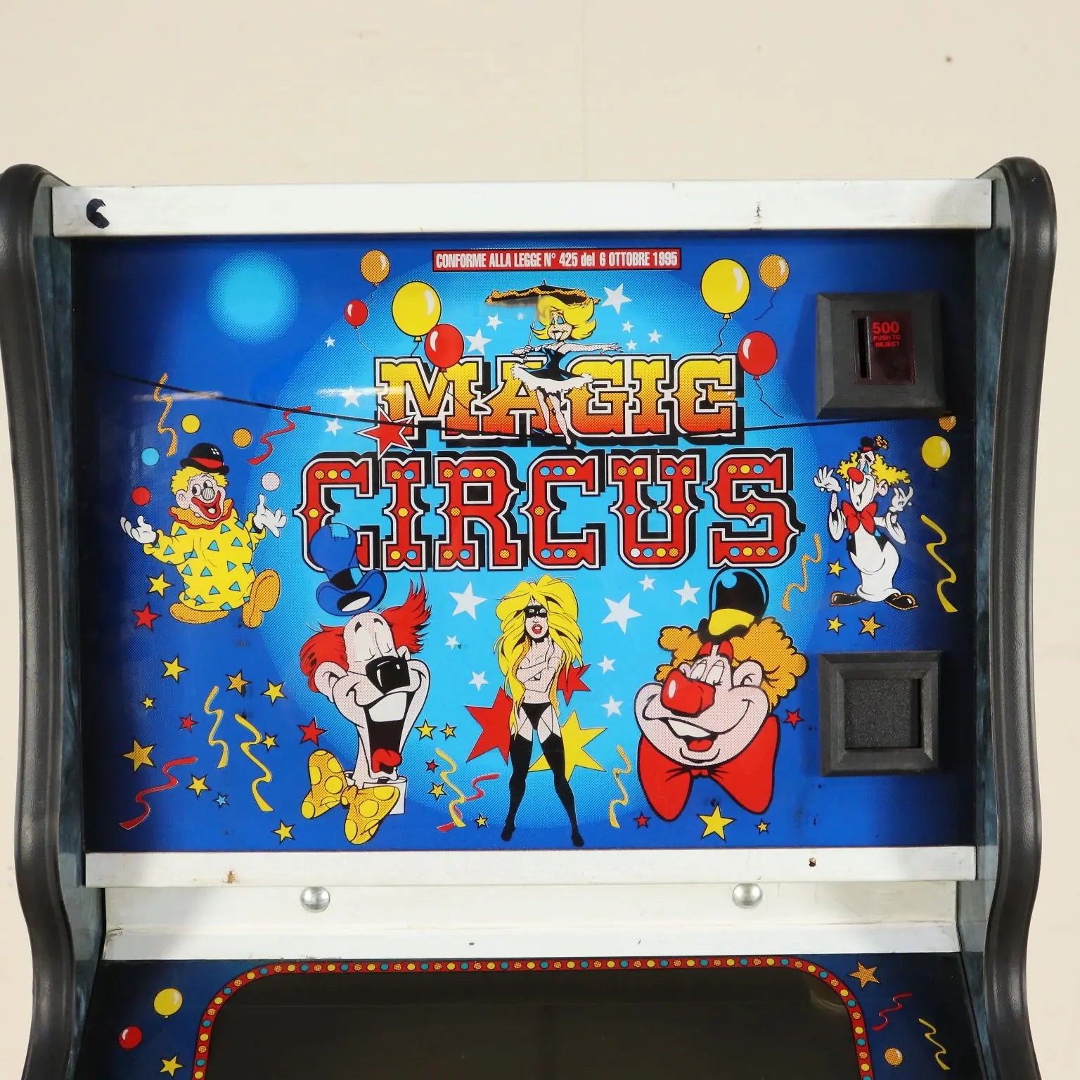 Vintage 1980s Italian Videogame Wood Formica | Modernism | Electronics