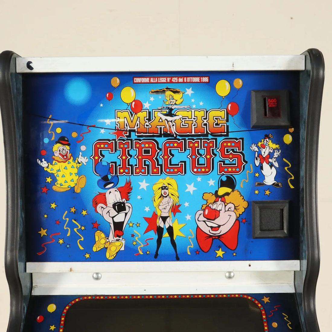Vintage 1980s Italian Videogame Wood Formica | Modernism | Electronics