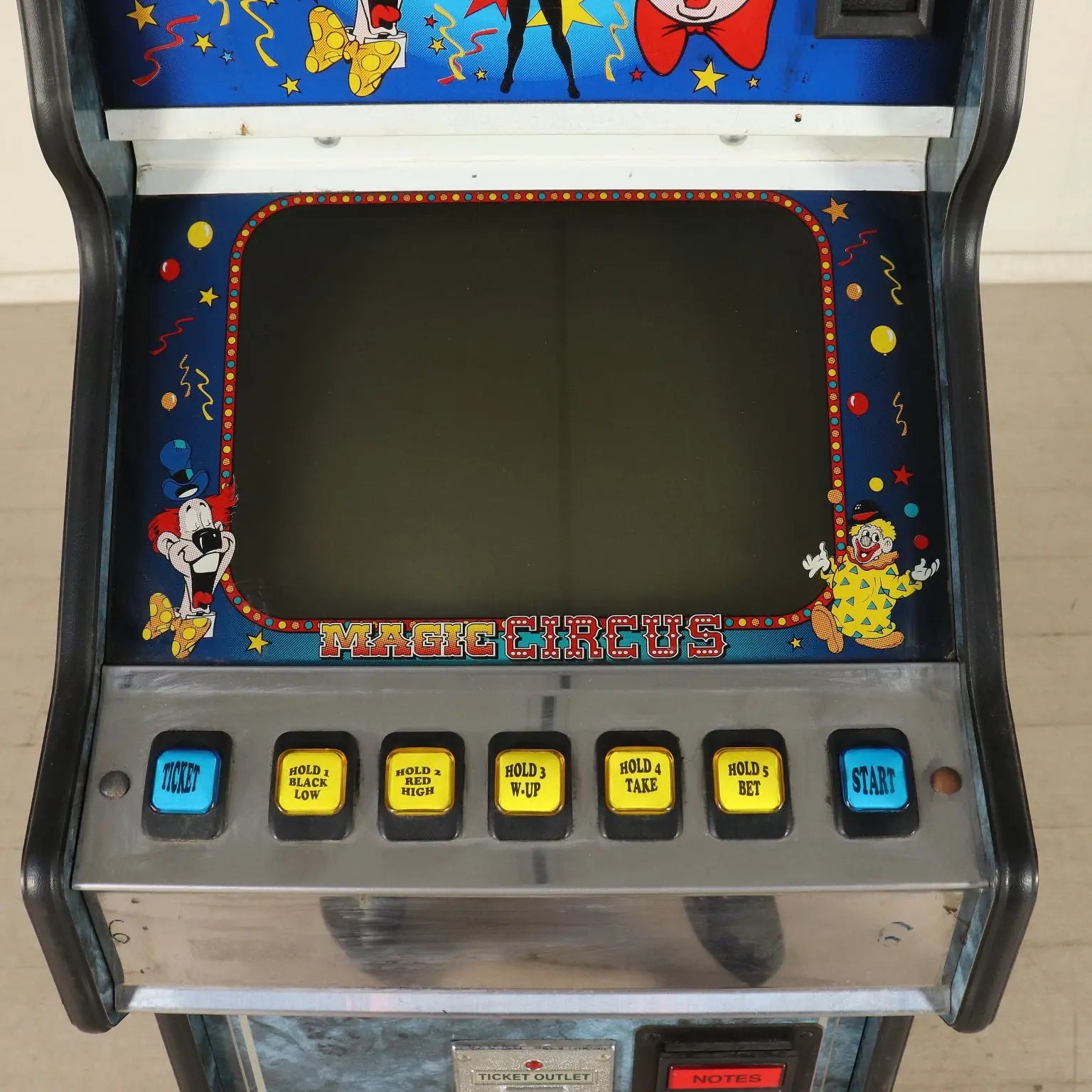 Vintage 1980s Italian Videogame Wood Formica | Modernism | Electronics