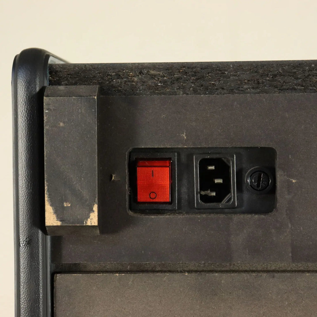 Vintage 1980s Italian Videogame Wood Formica | Modernism | Electronics