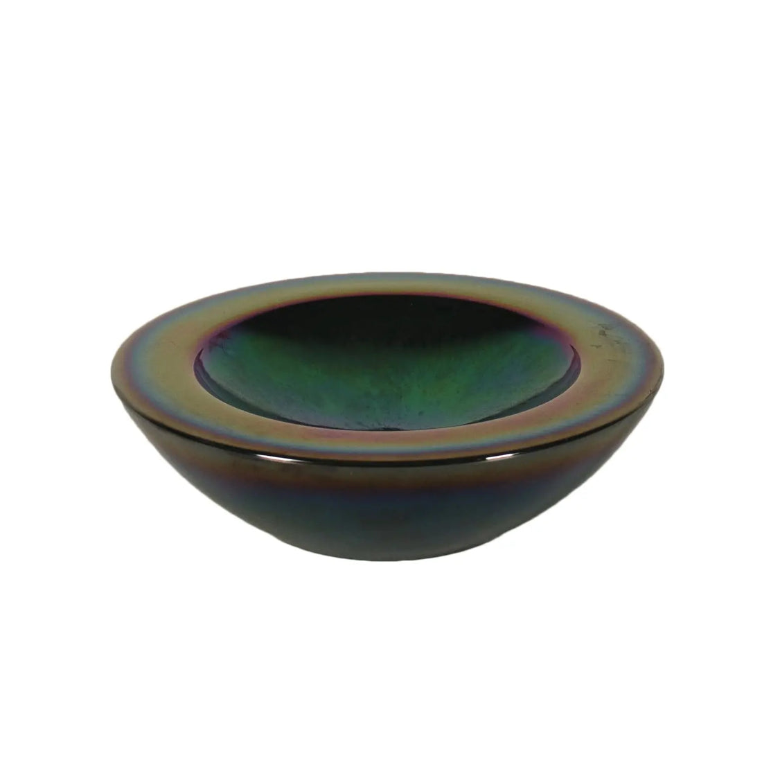 Multicolored Glass Catchall, Mid-Century Modern