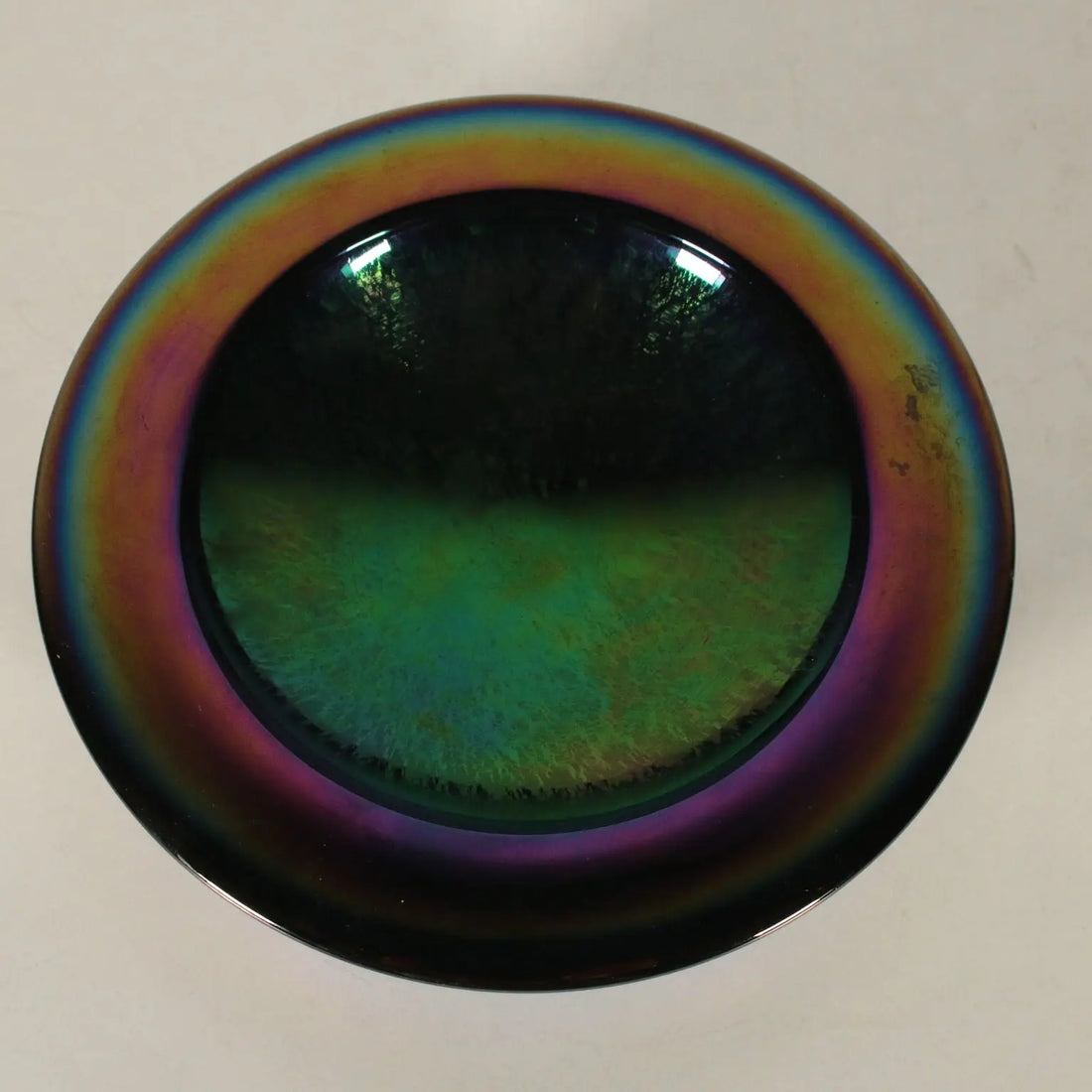 Multicolored Glass Catchall, Mid-Century Modern