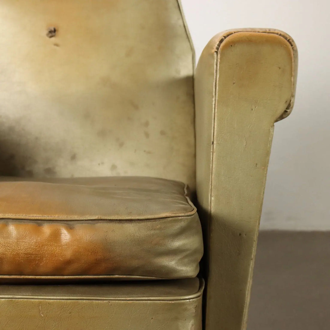 1950s Argentine Armchairs in Skai and Wood