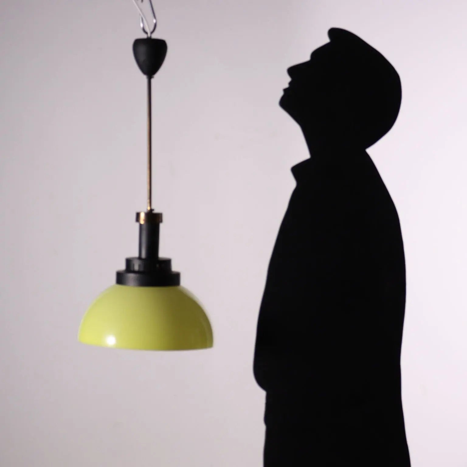 Lamp Enamelled Aluminum Brass Italy 1960s Italian Production | Modernism | Lighting