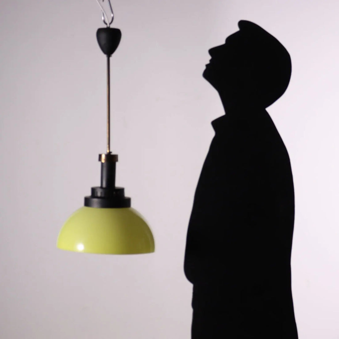 Lamp Enamelled Aluminum Brass Italy 1960s Italian Production | Modernism | Lighting
