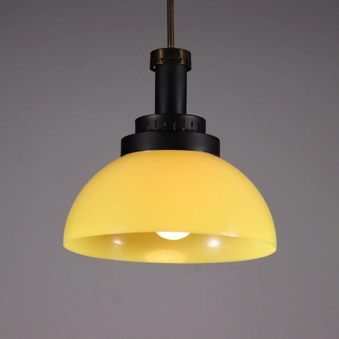 Lamp Enamelled Aluminum Brass Italy 1960s Italian Production | Modernism | Lighting