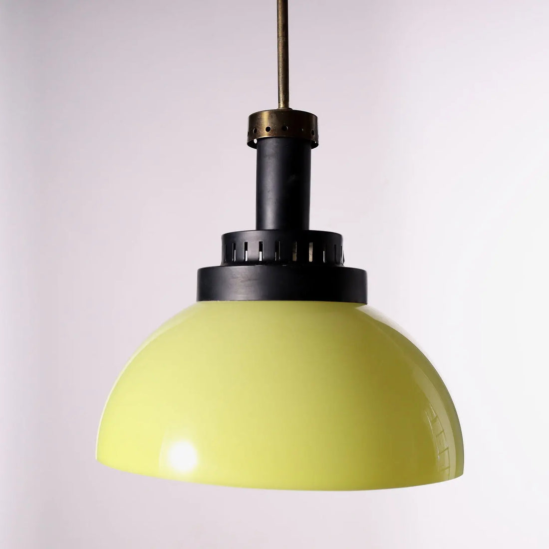 Lamp Enamelled Aluminum Brass Italy 1960s Italian Production | Modernism | Lighting