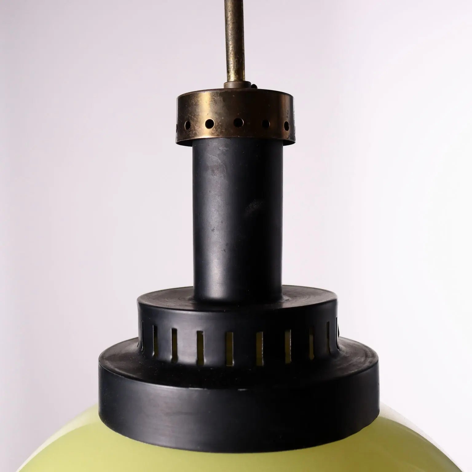 Lamp Enamelled Aluminum Brass Italy 1960s Italian Production | Modernism | Lighting