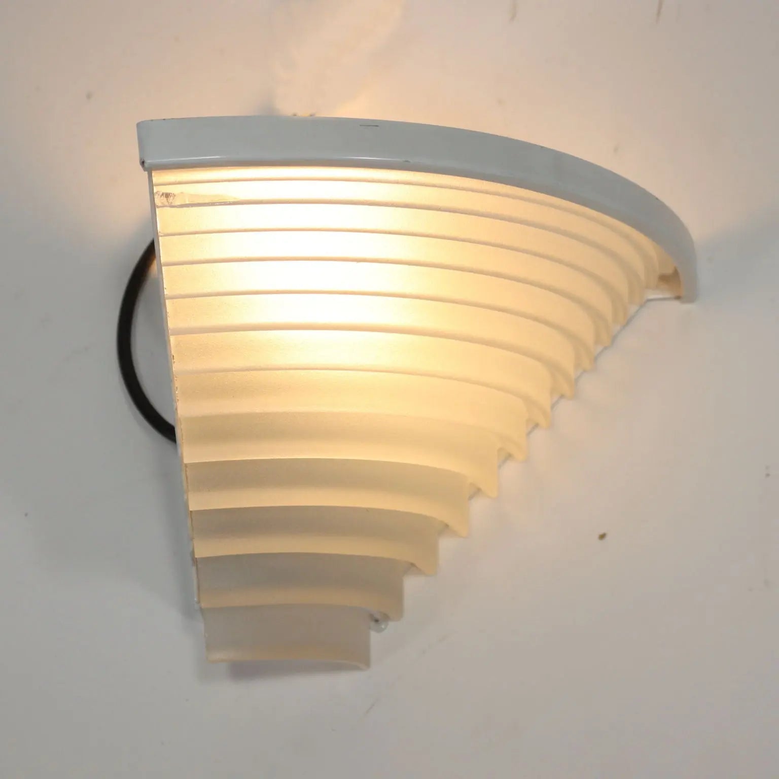 Egisto Angolo Pair of Lamps by Artemide Metal Glass Italy 1980s | Modernism | Lighting