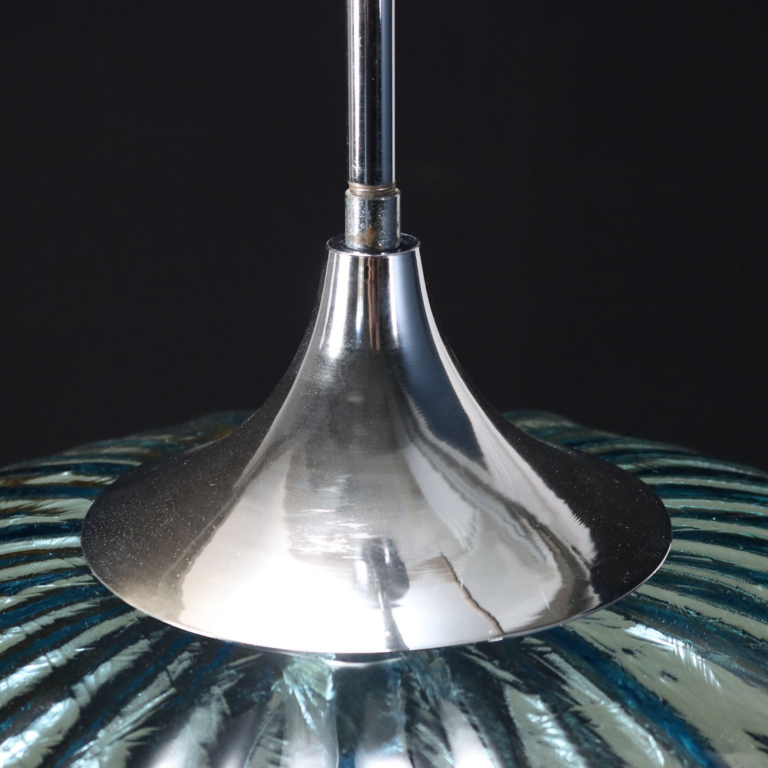 Ceiling Lamp Glass Italy 1970s | Modernism  Lighting