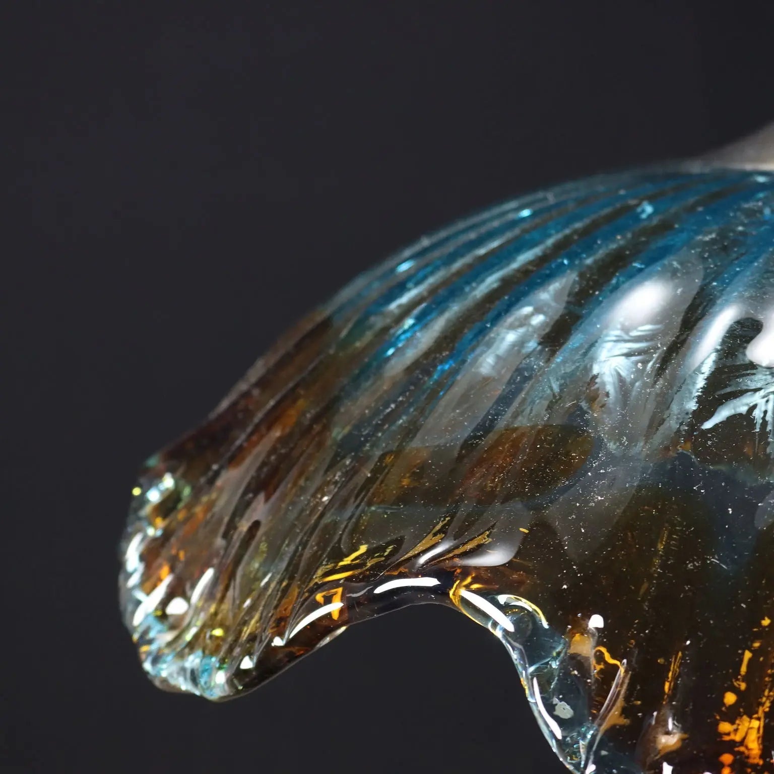 Ceiling Lamp Glass Italy 1970s | Modernism | Lighting