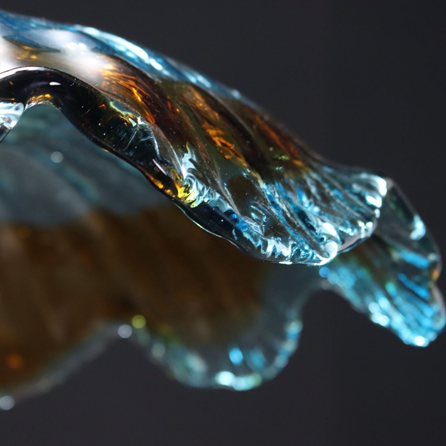 Ceiling Lamp Glass Italy 1970s | Modernism  Lighting