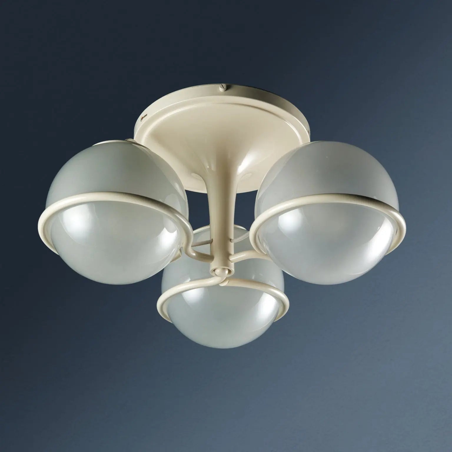Arteluce 2042/3 Lamp Design G. Sarfatti Aluminium Glass 1950s | Modernism  Lighting