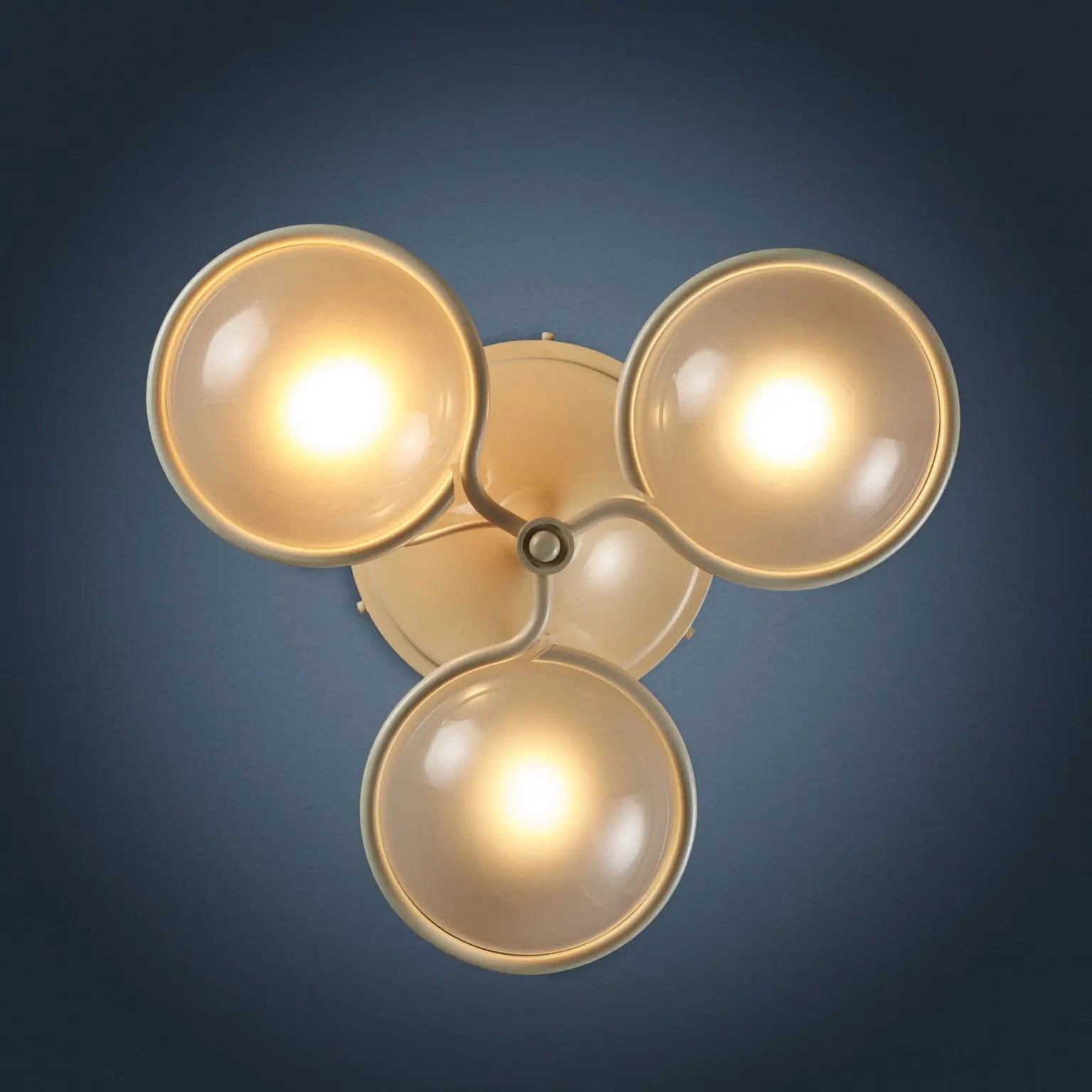 Arteluce 2042/3 Lamp Design G. Sarfatti Aluminium Glass 1950s | Modernism  Lighting