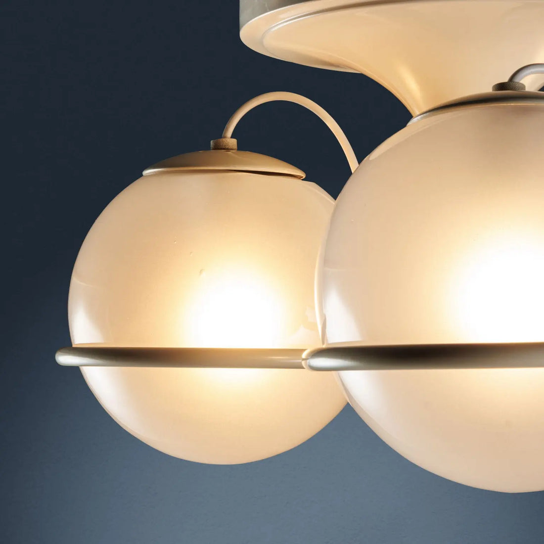 Arteluce 2042/3 Lamp Design G. Sarfatti Aluminium Glass 1950s | Modernism  Lighting