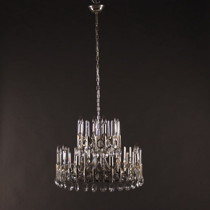 Sciolari Ceiling Lamp Glass Italy 1970s-1980s | Modernism  Lighting