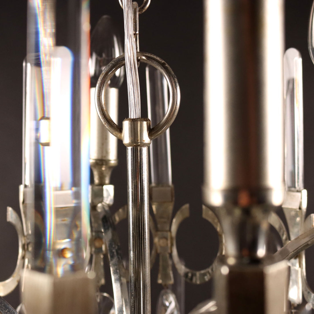 Sciolari Ceiling Lamp Glass Italy 1970s-1980s | Modernism  Lighting