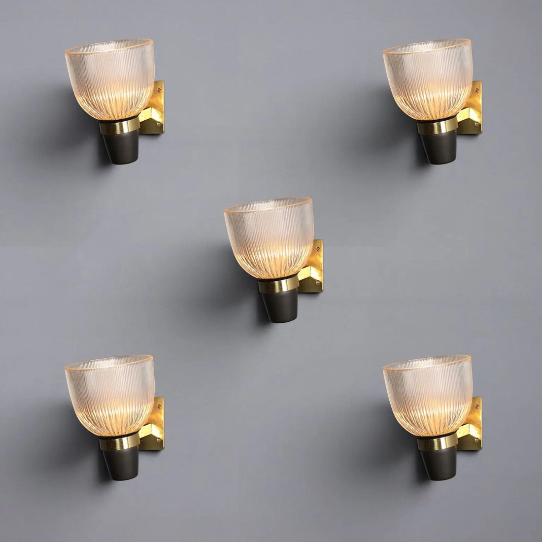 1950s '60s Wall Lamps in Gardella Style