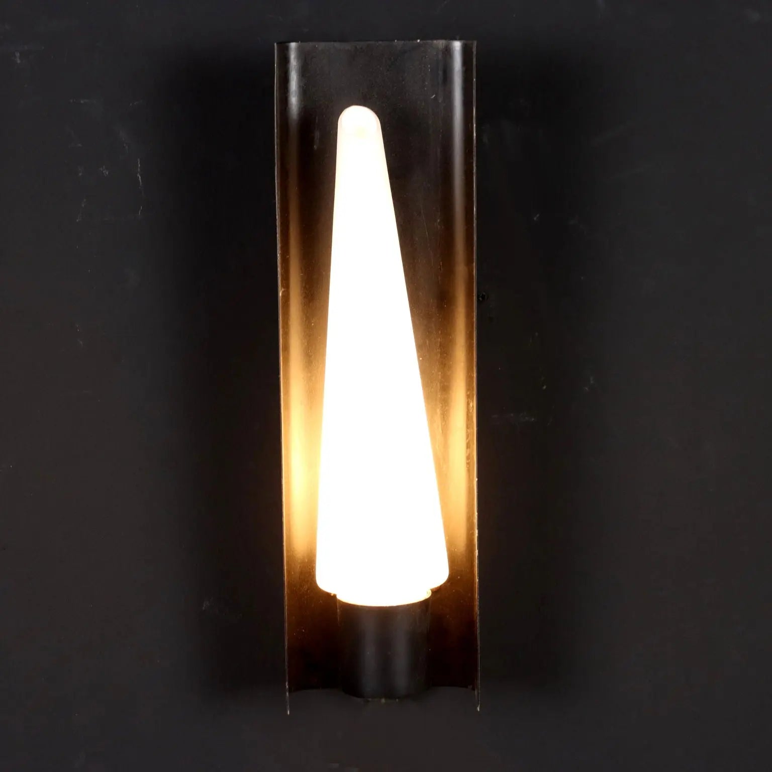 Pair of Wall Lamps Opaline Glass Italy 1960s | Modernism | Lighting