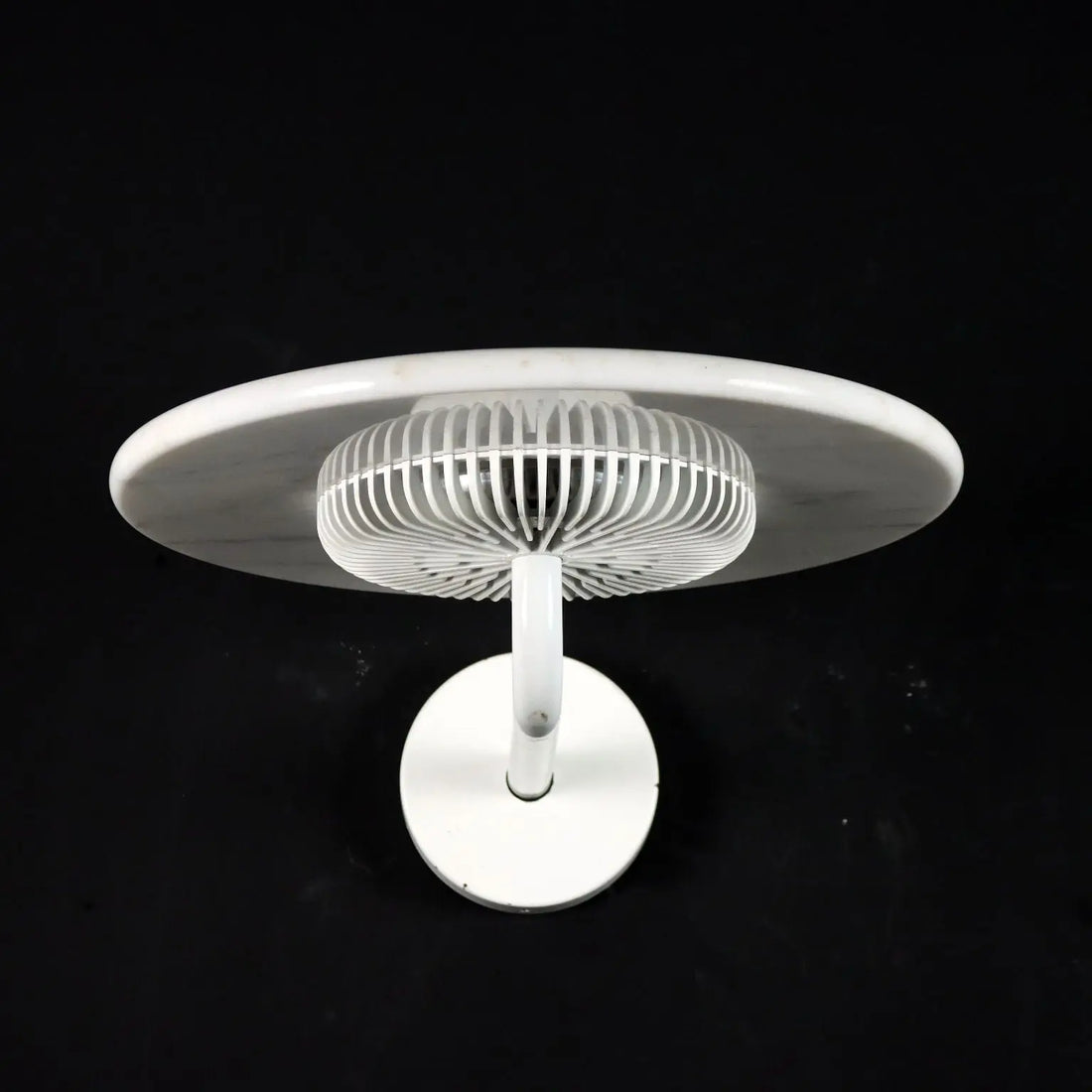 Vintage Lamp Aureola Cini&Nils 1980s-90s Marble Enamelled Metal | Modernism | Lighting