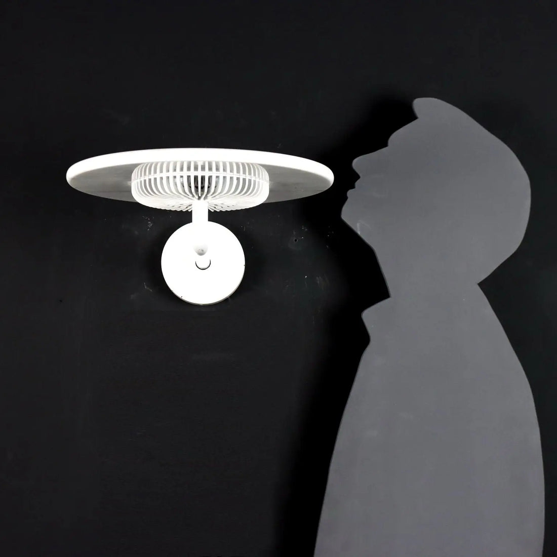 Vintage Lamp Aureola Cini&Nils 1980s-90s Marble Enamelled Metal | Modernism | Lighting