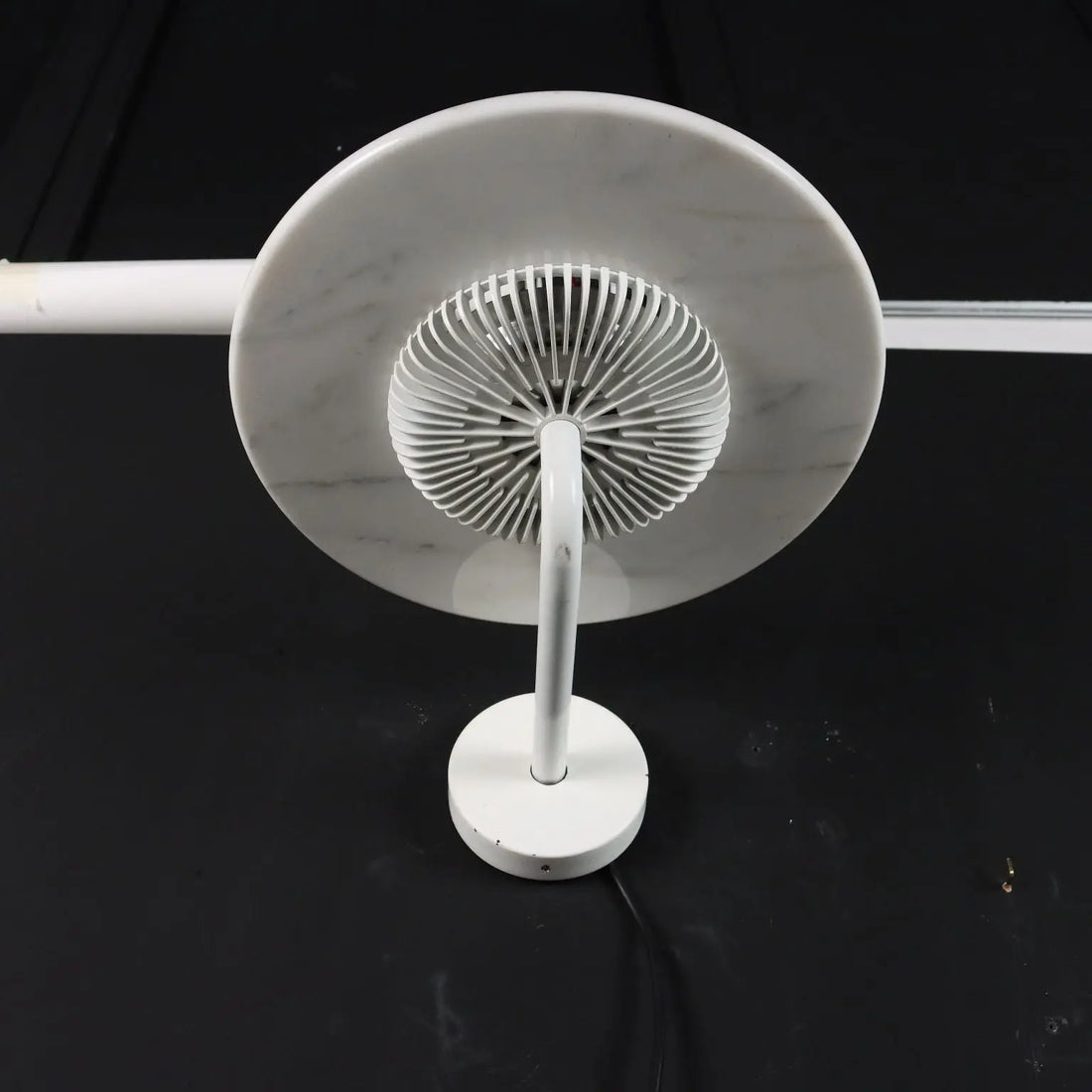 Vintage Lamp Aureola Cini&Nils 1980s-90s Marble Enamelled Metal | Modernism | Lighting