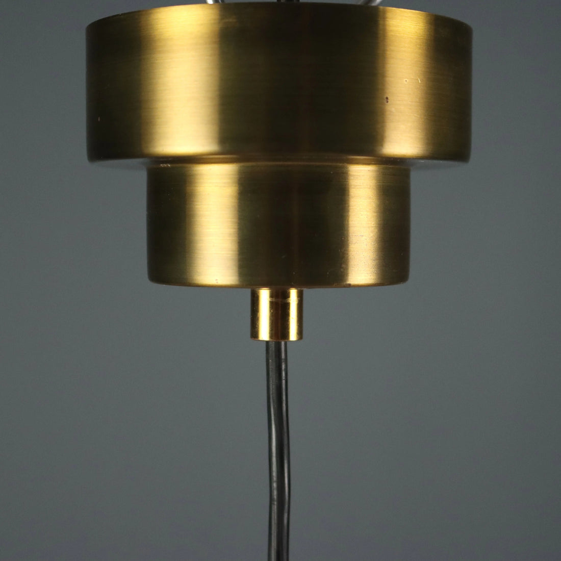 Vintage Ceiling Lamp Aluminium Methacrylate Design 1960s - With Double Methacrylate Cap | Modernism | Lighting
