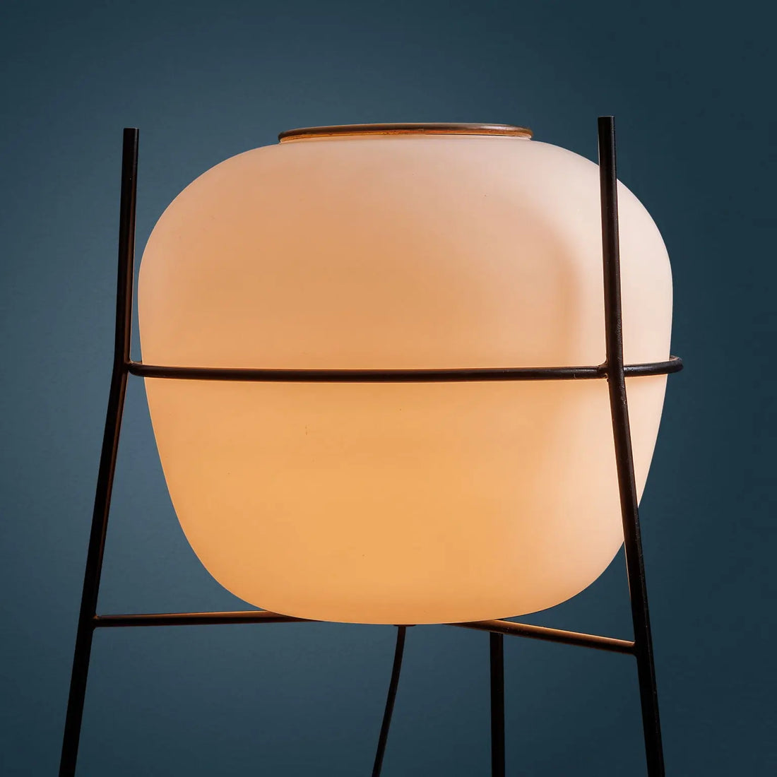 Vintage Stilnovo Floor Lamp Brass Glass Design Italy 1960s | Modernism  Lighting