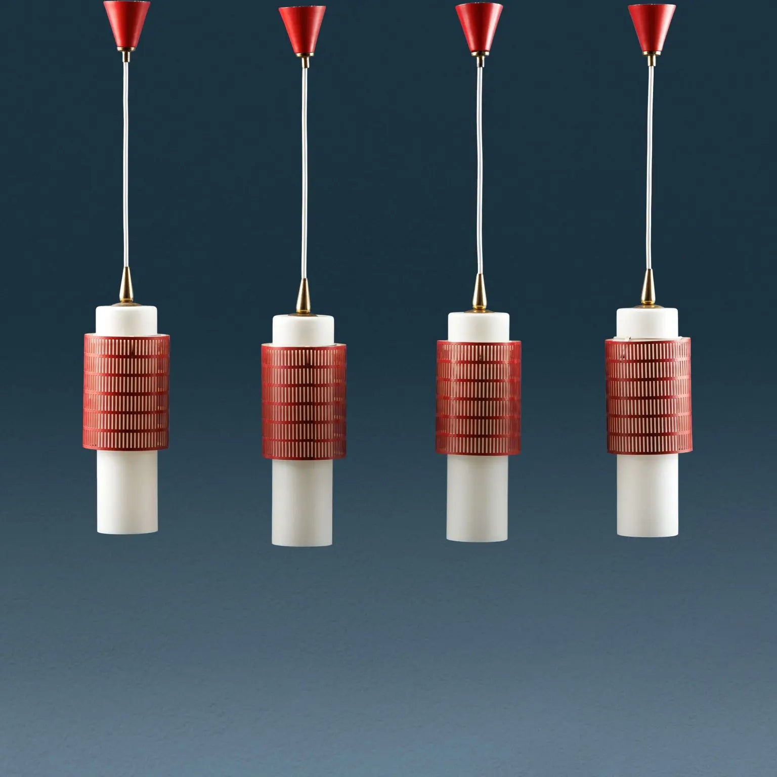 Vintage Ceiling Lamps Metal Glass Brass Italy 1960s | Modernism  Lighting