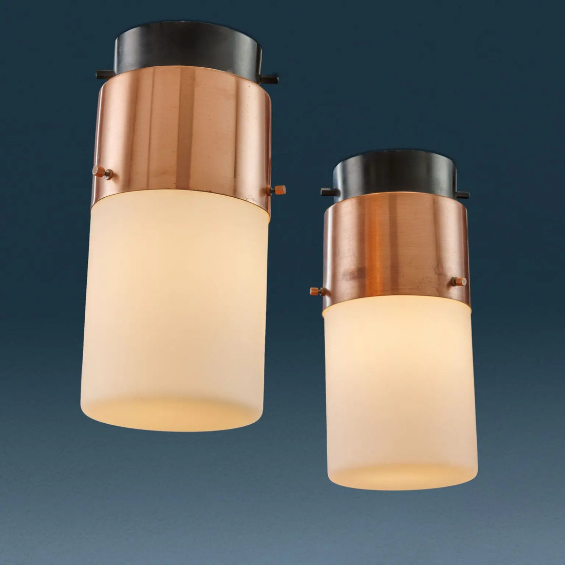 Stilnovo 1245 Lamps Vintage Copper Aluminium Italy 1960s | Modernism  Lighting