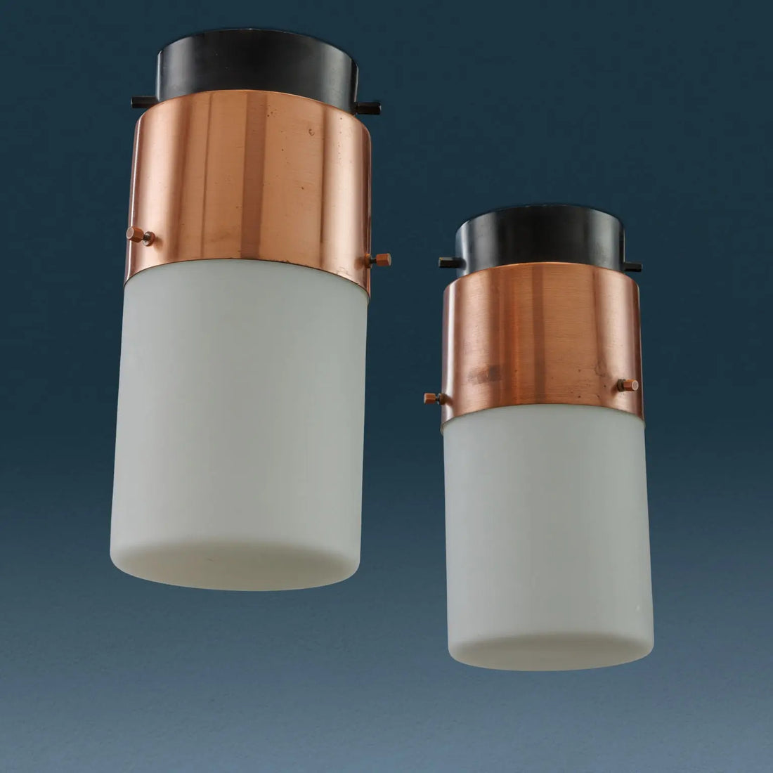 Stilnovo 1245 Lamps Vintage Copper Aluminium Italy 1960s | Modernism  Lighting
