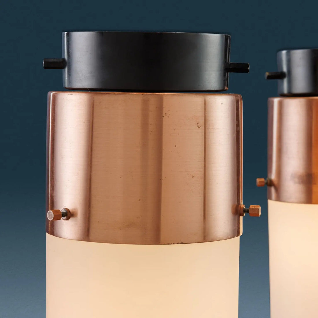 Stilnovo 1245 Lamps Vintage Copper Aluminium Italy 1960s | Modernism  Lighting