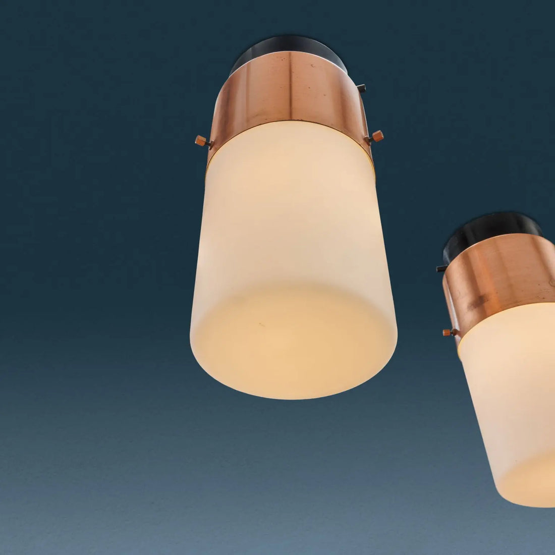 Stilnovo 1245 Lamps Vintage Copper Aluminium Italy 1960s | Modernism  Lighting