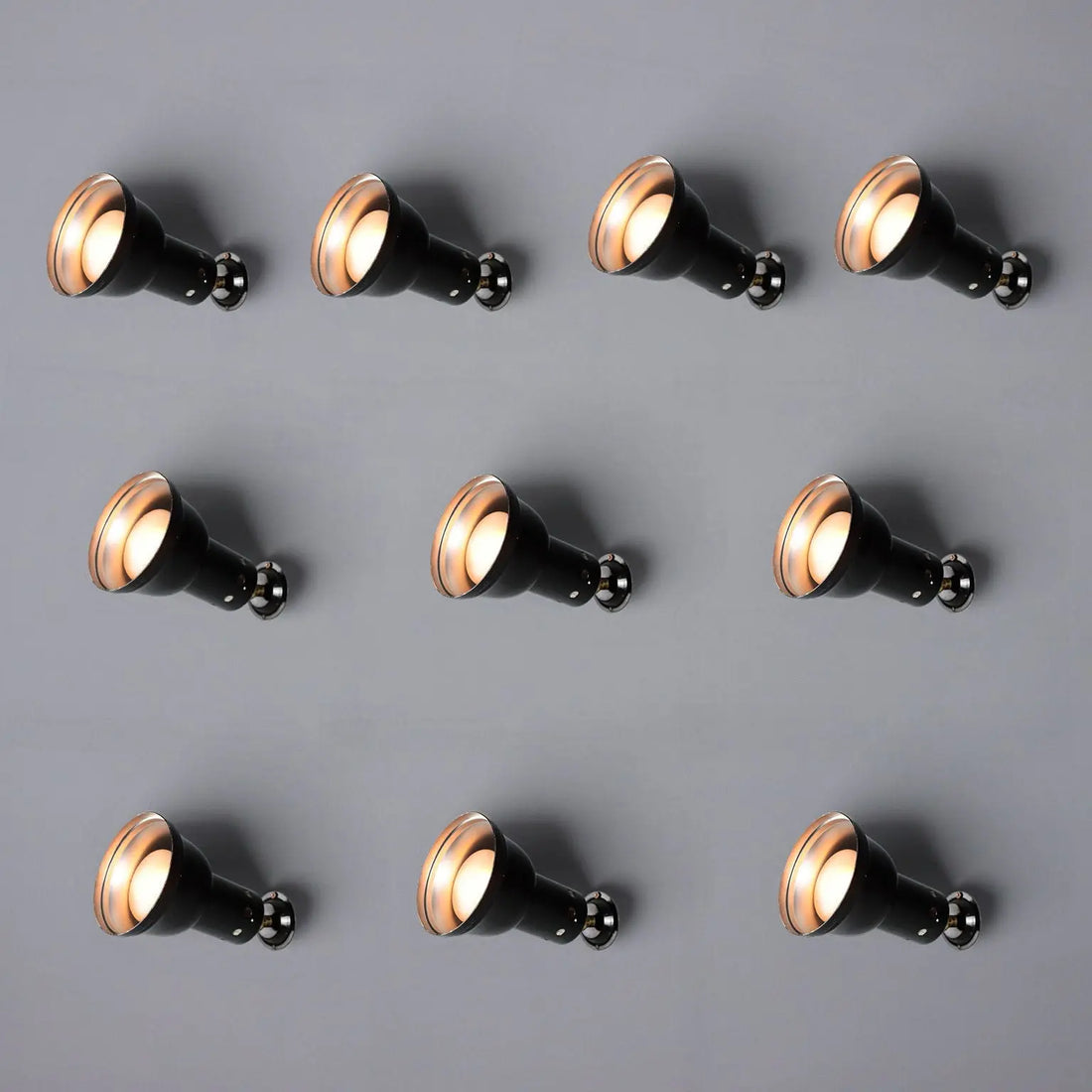 1950s-60s Wall Lamps in Aluminum and Brass