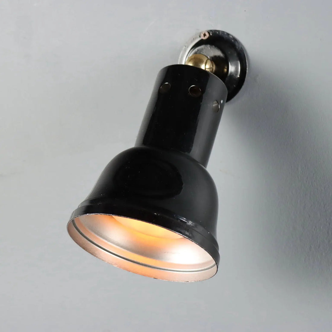 1950s-60s Wall Lamps in Aluminum and Brass