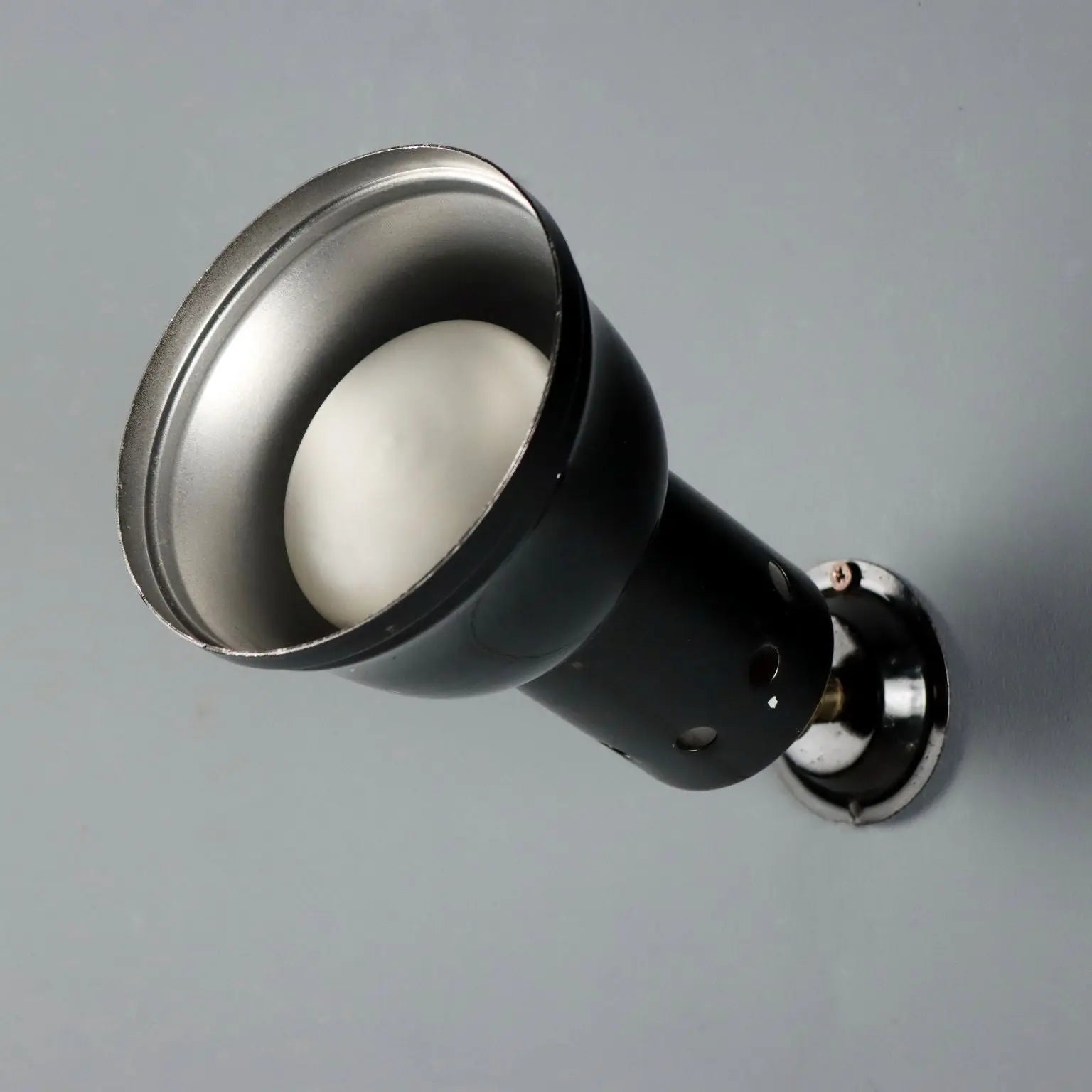 1950s-60s Wall Lamps in Aluminum and Brass