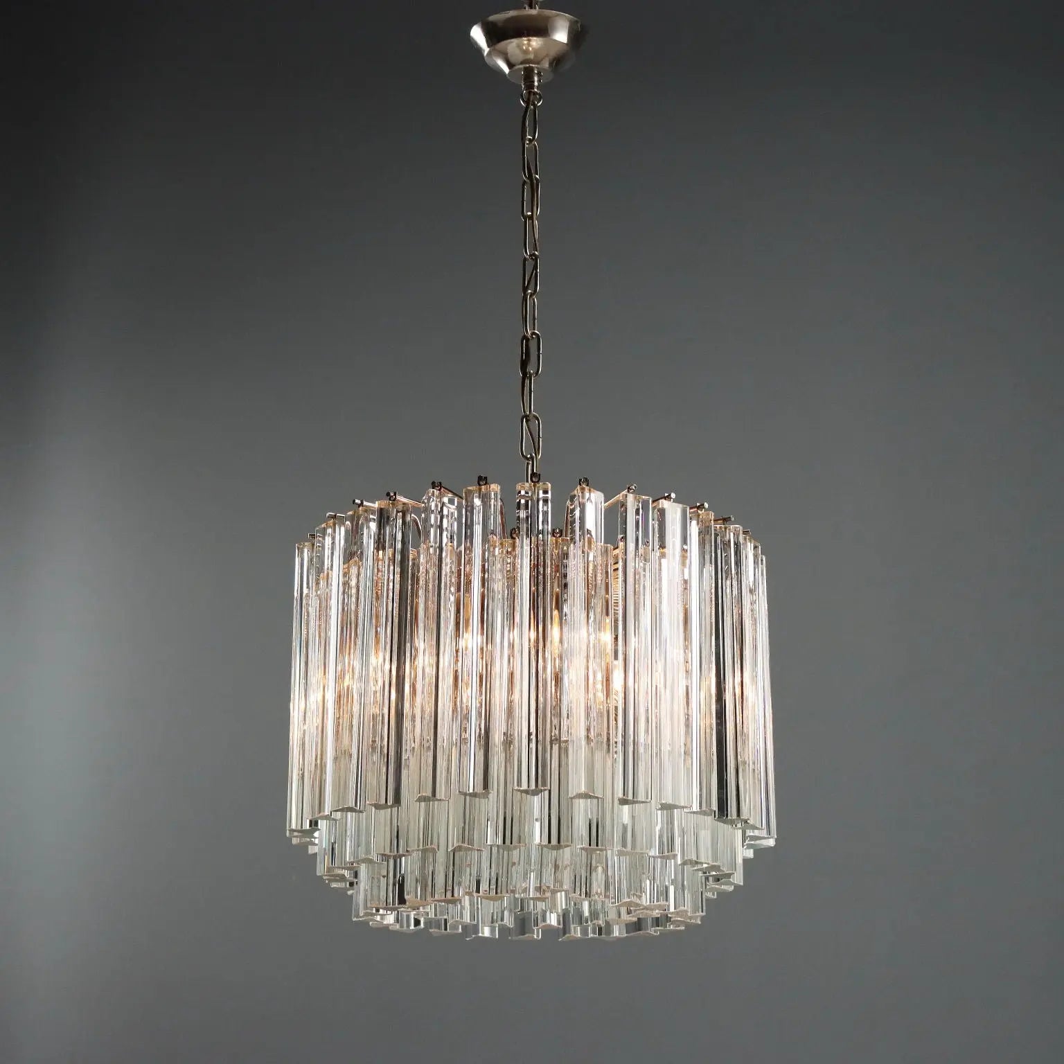 Vintage Celing Lamp Murano Glass Design Italy 1960s