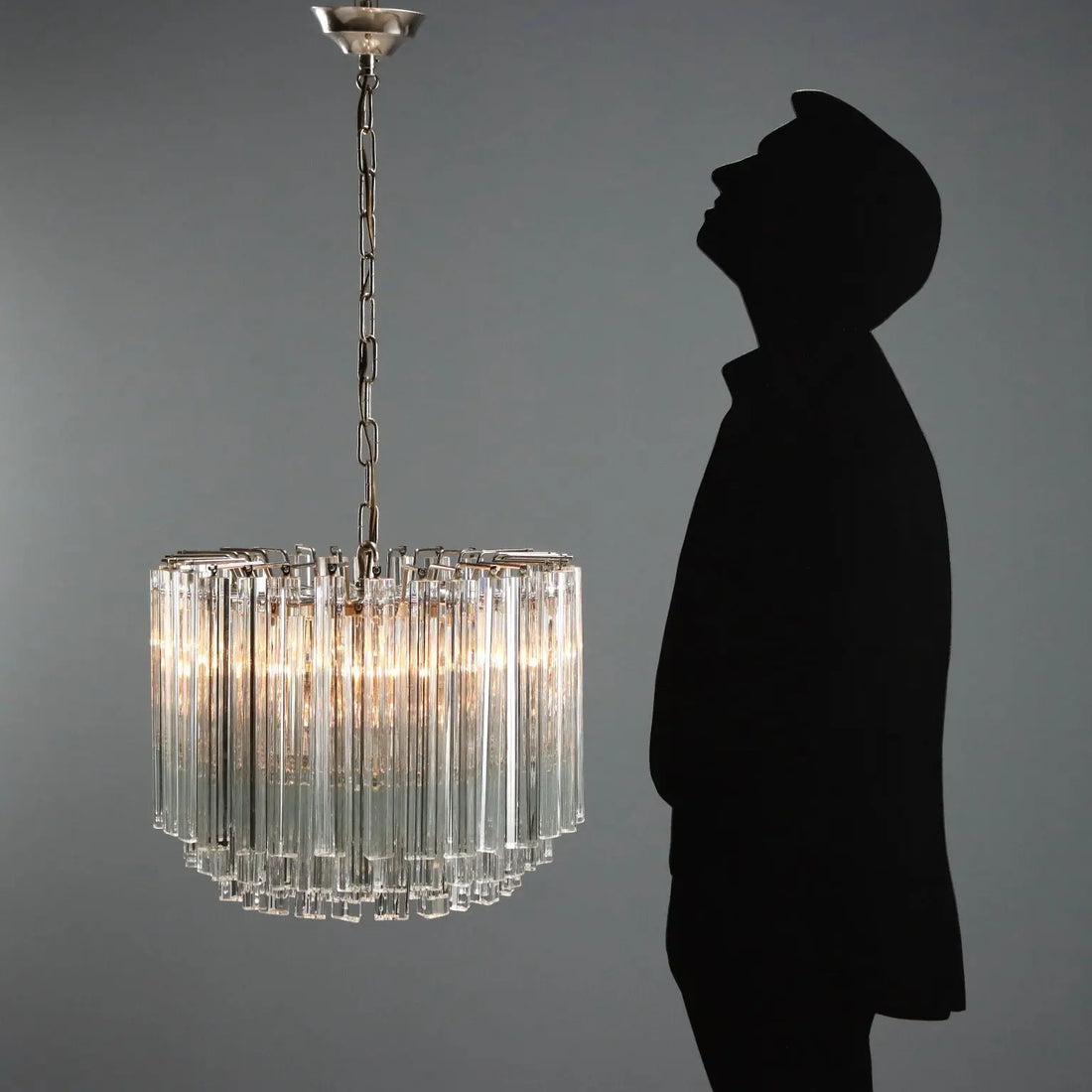 Vintage Celing Lamp Murano Glass Design Italy 1960s