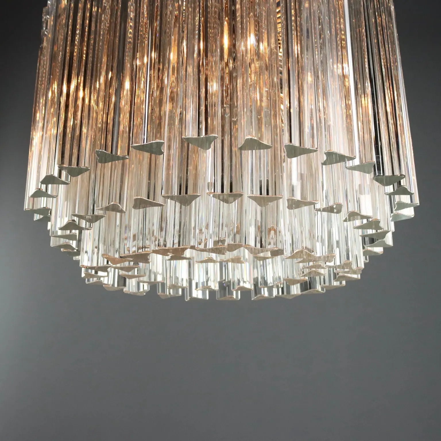 Vintage Celing Lamp Murano Glass Design Italy 1960s