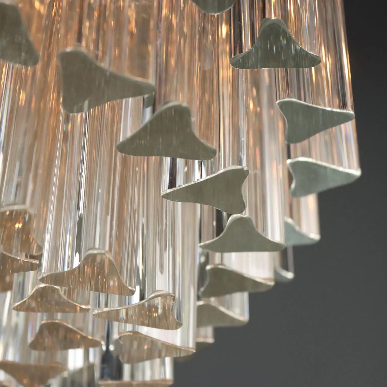 Vintage Celing Lamp Murano Glass Design Italy 1960s