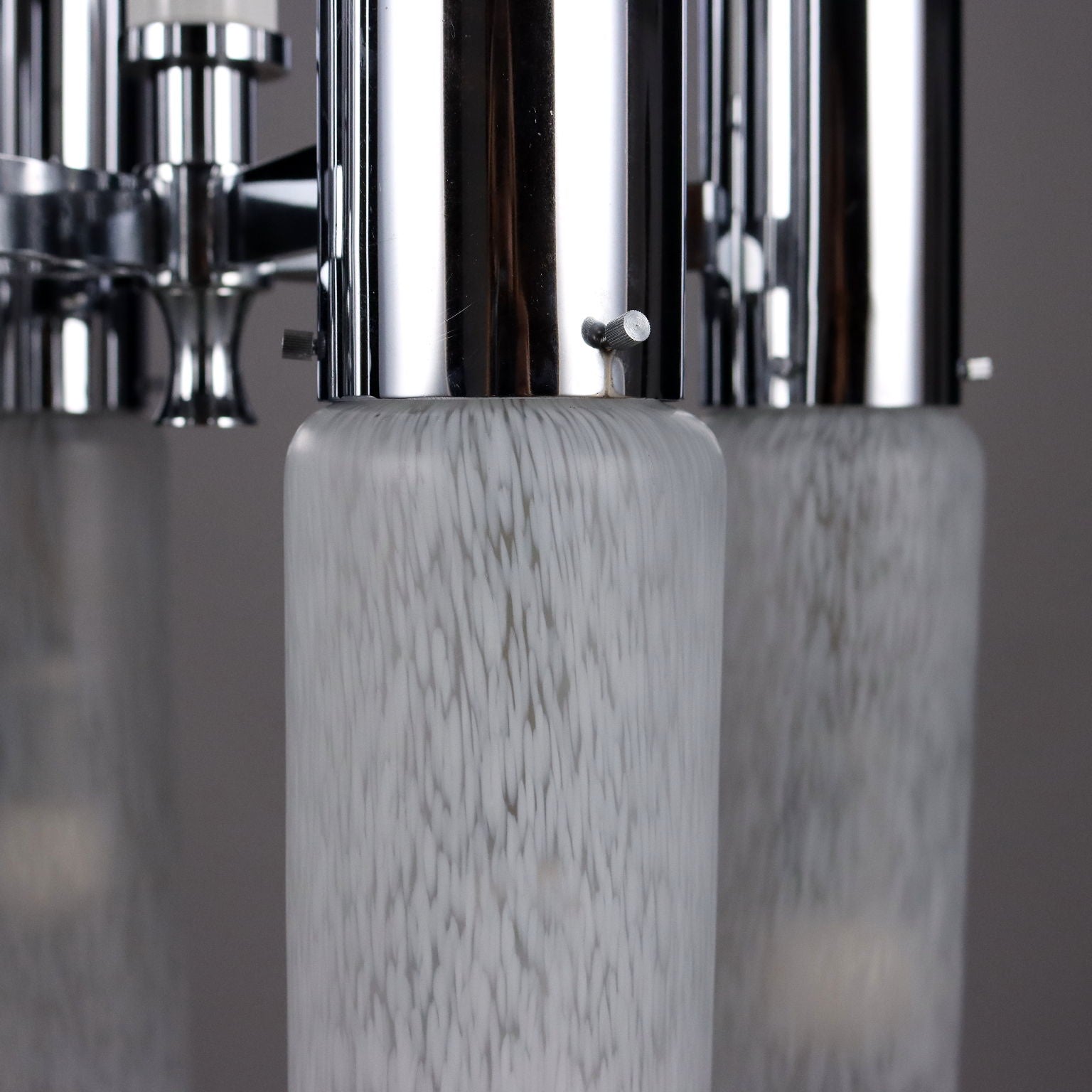 Mazzega Ceiling Lamp Murano Glass Metal Vintage Italy 1960s | Modernism  Lighting