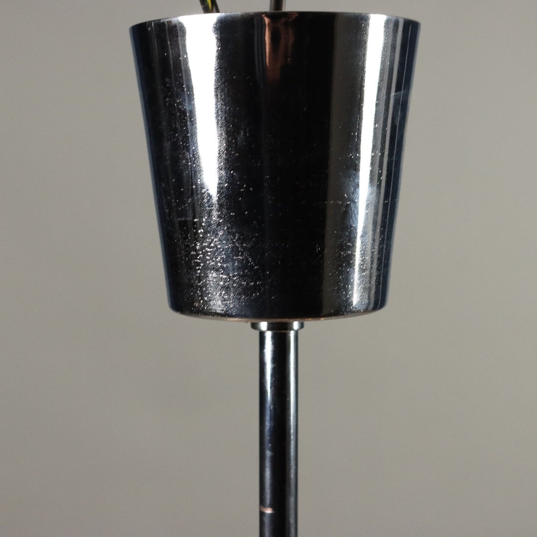 Vintage 1960s-70s Ceiling Lamp Glass Metal Italy | Modernism  Lighting