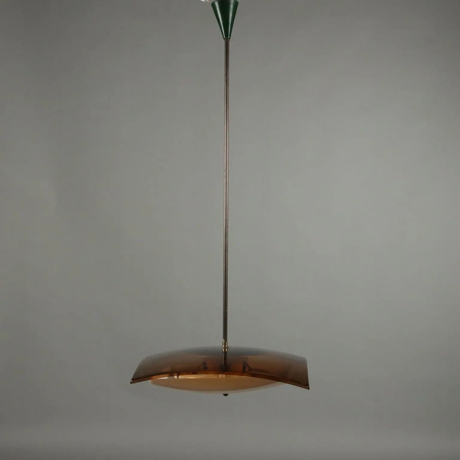 Vintage 1960s Stilux Ceiling Lamp Methacrylate | Modernism | Lighting