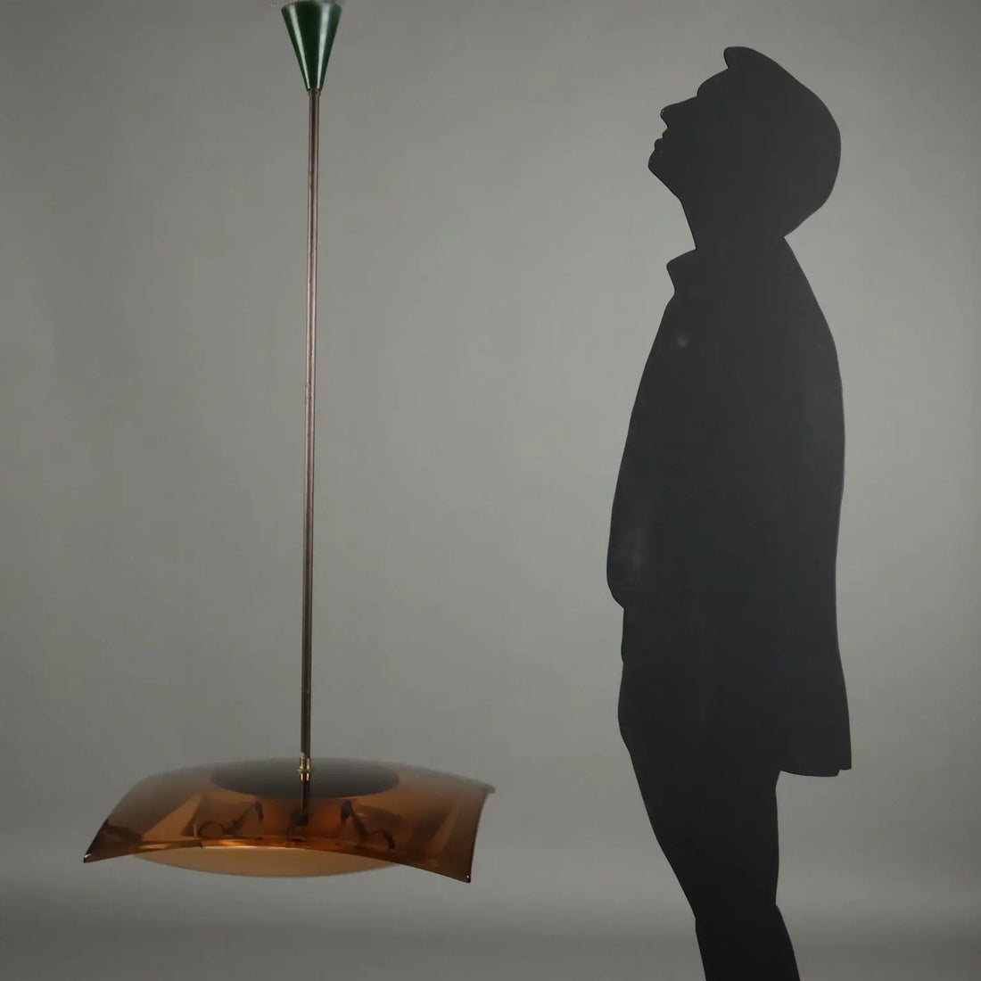 Vintage 1960s Stilux Ceiling Lamp Methacrylate | Modernism | Lighting