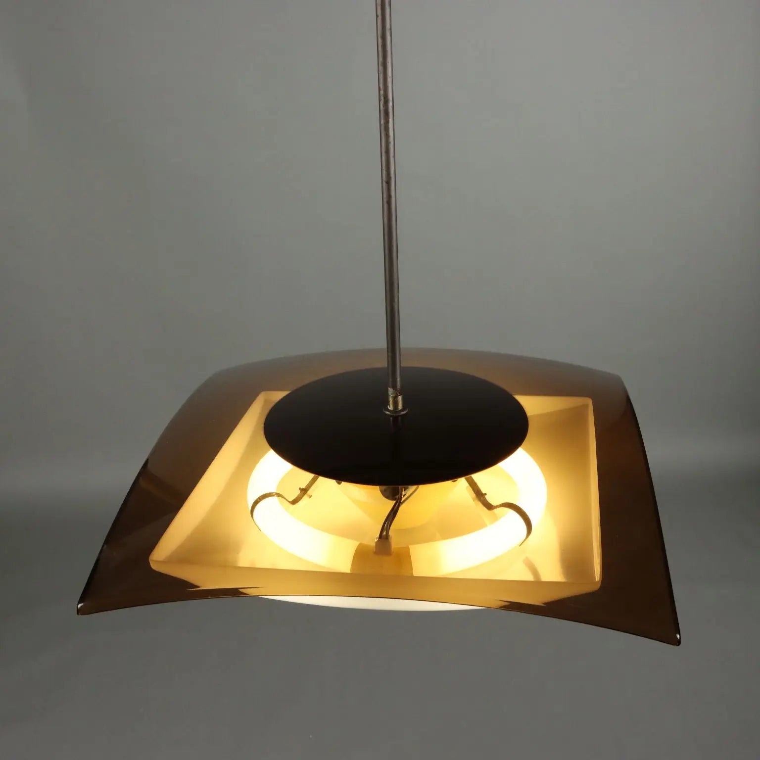 Vintage 1960s Stilux Ceiling Lamp Methacrylate | Modernism | Lighting