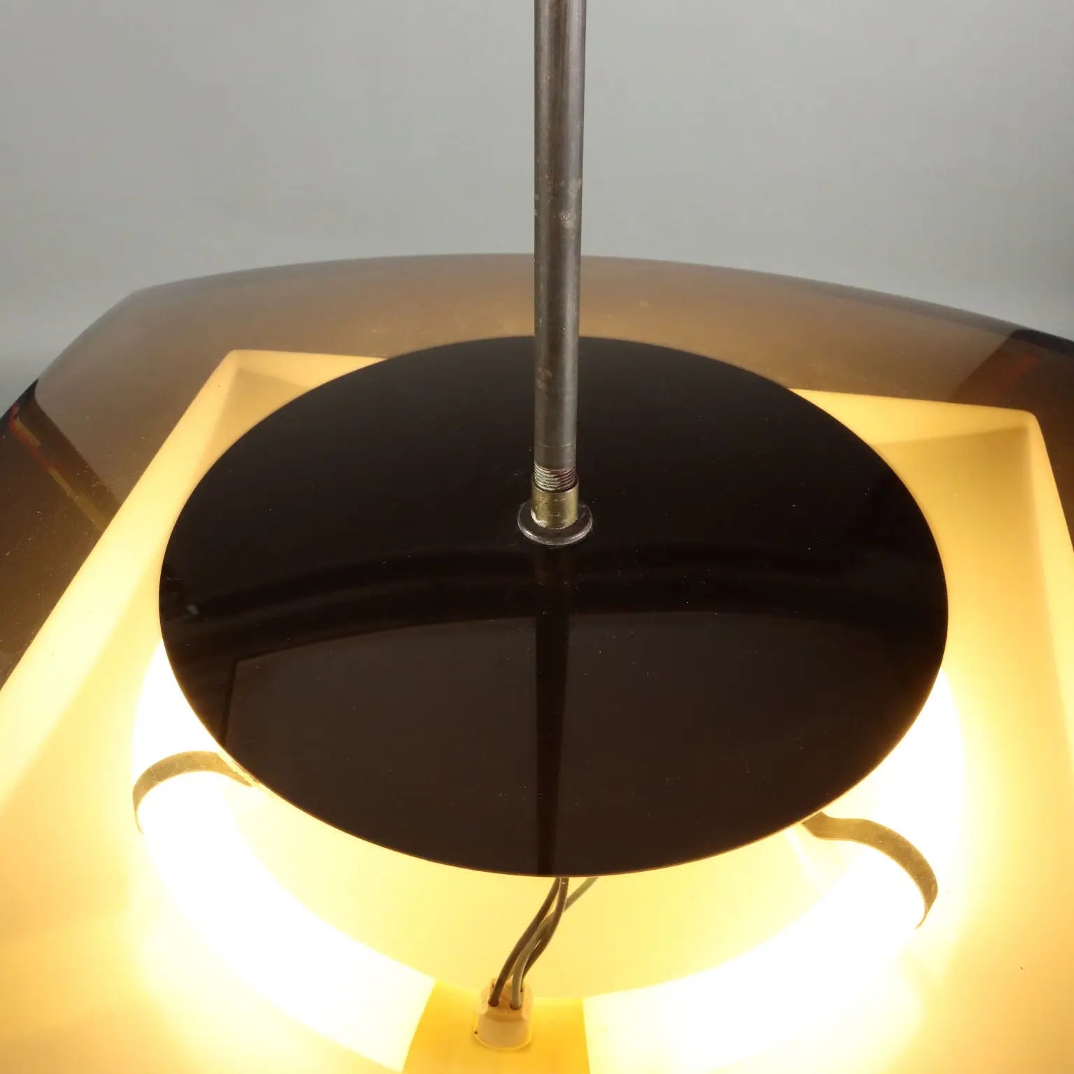 Vintage 1960s Stilux Ceiling Lamp Methacrylate | Modernism | Lighting